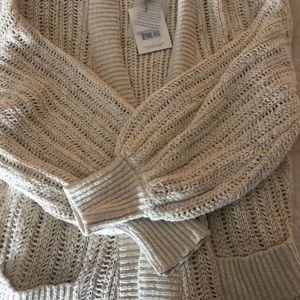 spell heather long knit cardigan